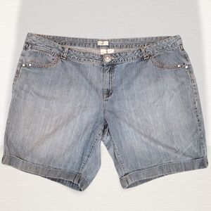 Metro7 Denim Loose fit walking Shorts Size 24W